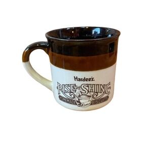 6 Vintage 1984 Hardee's Coffee Mugs. Rise & Shine homemade biscuits
